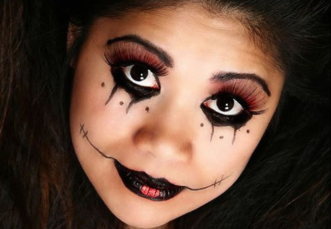 maquillaje de vampiresa para niña