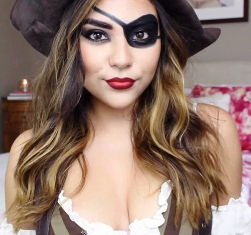 maquillaje pirata sexy