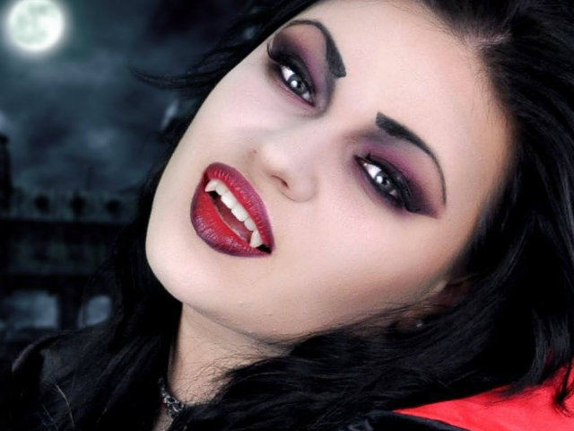 maquillaje de vampiresa para mujer