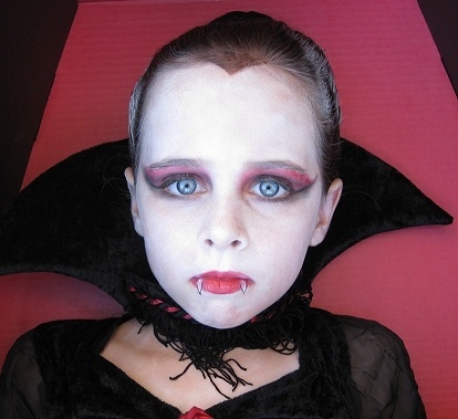 maquillaje de vampiresa para niña perfecto