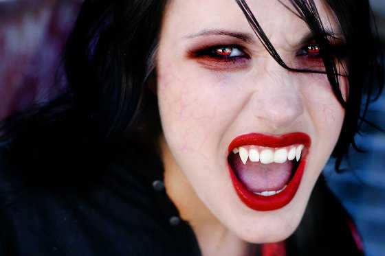 maquillaje vampiro