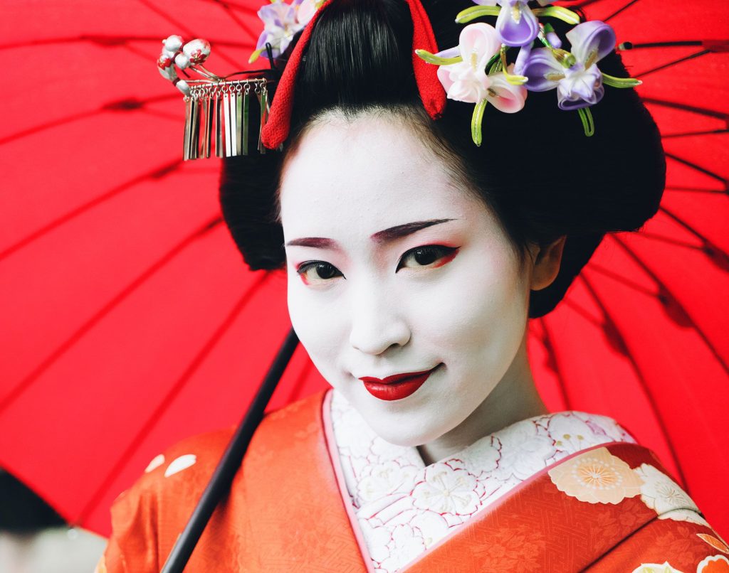 maquillaje geisha