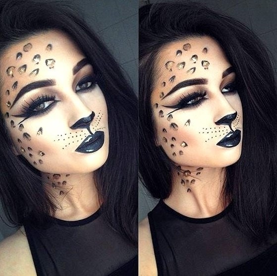 maquillaje leopardo mujer